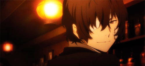 Gif of Dazai.